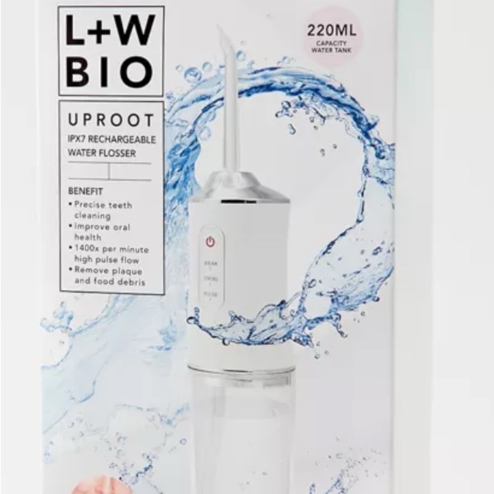 White Rechargeable Water Flosser